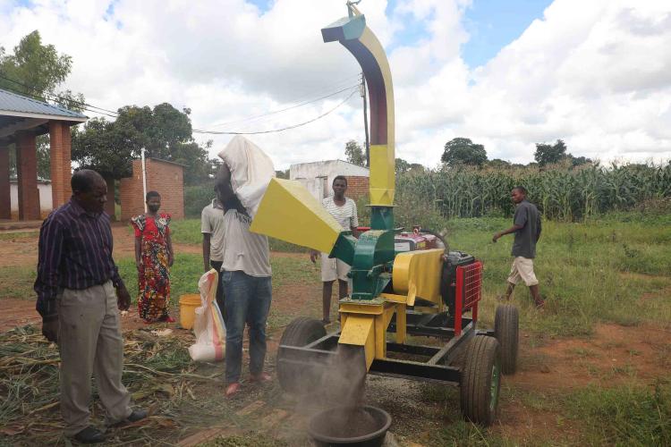 Animal feed processing at Mchinji Dairy Cooperative