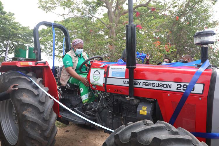 Changu Cooperative Tractor Handover Ceremony