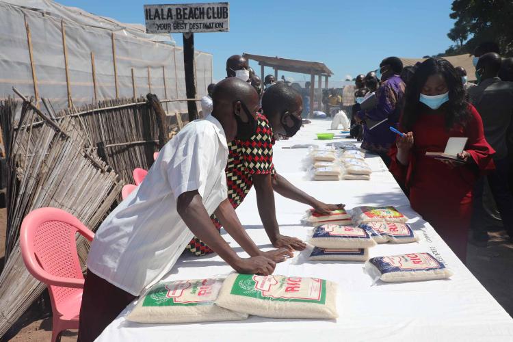 Symbolic Cheque Handover Ceremony to Producer Organizations in Mangochi