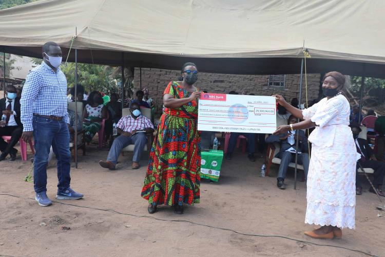 Symbolic Cheque Handover Ceremony to Producer Organizations in Mangochi